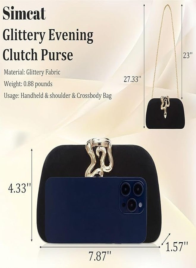 Simcat Clutch Purses for Women Elegant Evening Bag for Parties, Weddings and Formal Events - Image 3